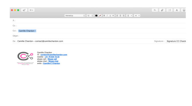 Créer une signature Apple Mail sur Sierra et Catalina